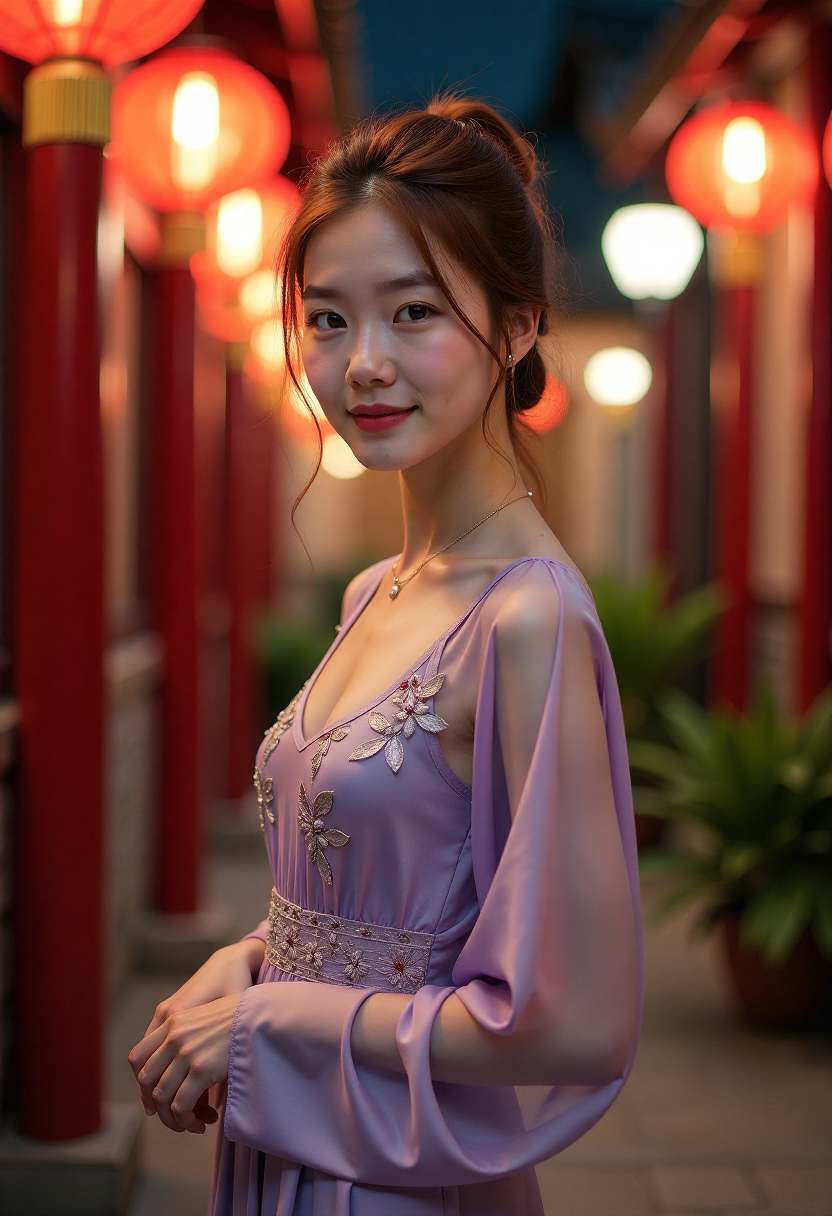女性角色日记与书信场景配图